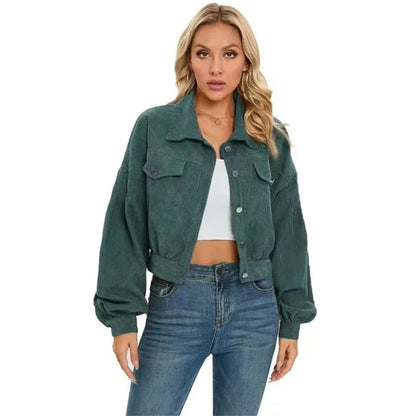 https://ae01.alicdn.com/kf/S27b0f8e06fb24c7194458f502f89733fb/2024-Spring-Autumn-Short-Coats-Corduroy-Women-s-Jacket-Single-Breasted-Turndown-Collar-Long-Lantern-Sleeves.jpg_640x640.jpg