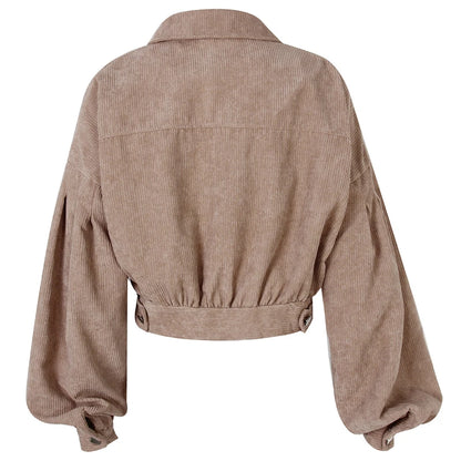 https://ae01.alicdn.com/kf/Sae30f76e77cb4f17a5ff998974b7f865S/2024-Spring-Autumn-Short-Coats-Corduroy-Women-s-Jacket-Single-Breasted-Turndown-Collar-Long-Lantern-Sleeves.jpg