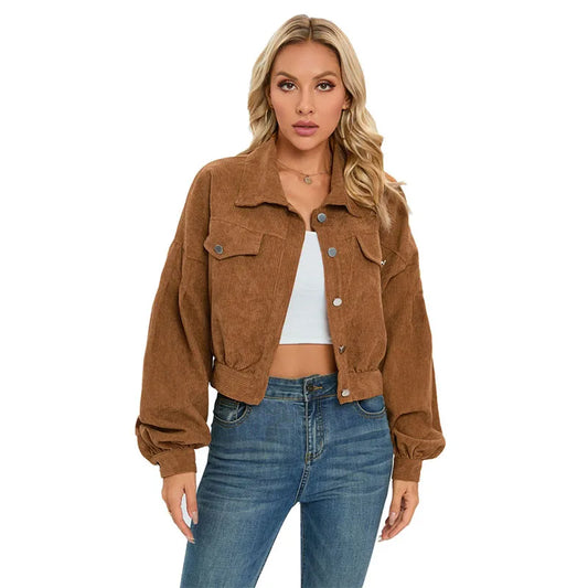 https://ae01.alicdn.com/kf/Sae6ffdd16f6b4a4ab4cc56754b8de5a6J/2024-Spring-Autumn-Short-Coats-Corduroy-Women-s-Jacket-Single-Breasted-Turndown-Collar-Long-Lantern-Sleeves.jpg