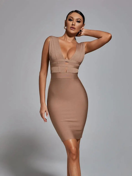 https://ae01.alicdn.com/kf/S63a2c5cdc1704718b9f1ccf8d4184e1cD/BEAUKEY-Khaki-Cut-Out-Bandage-Dress-2023-For-Women-Spring-Keyhole-White-Plunging-V-Tank-Dress.jpg